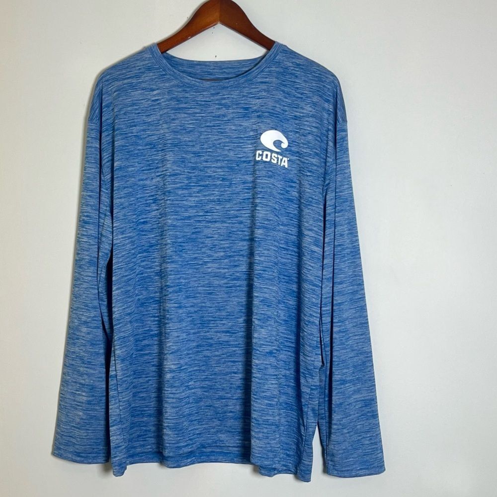 Costa Del Mar Men's Tech Angler Swordfish Long Sleeve Tee